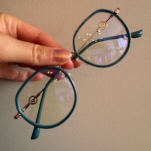 Stylish Teal Eyeglasses